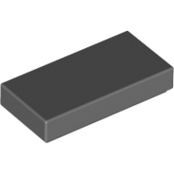 [New] Tile 1 x 2 with Groove, Dark Bluish Gray. /Lego. Parts. 3069b